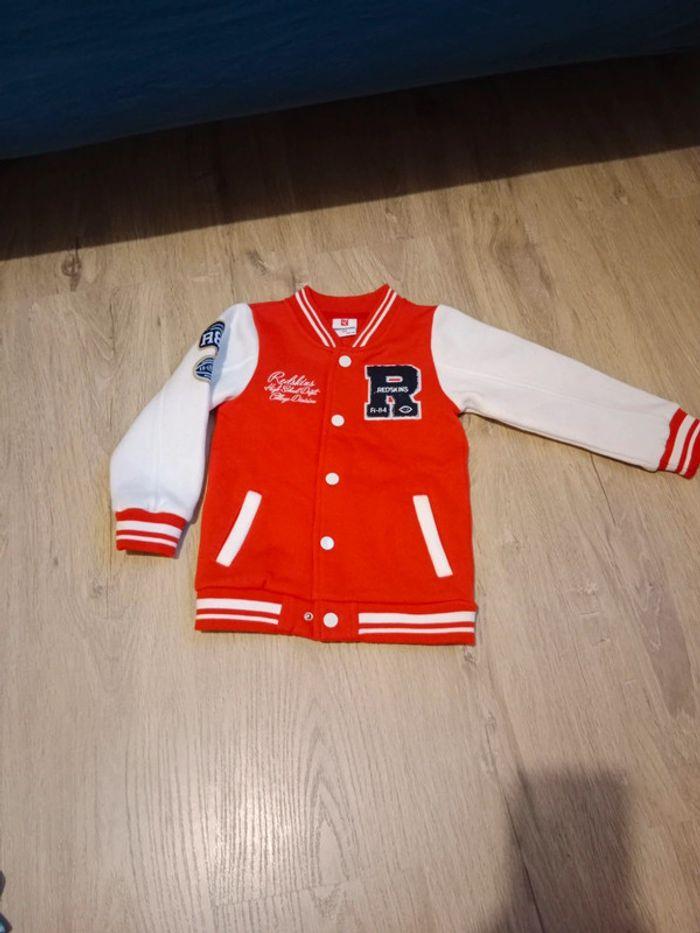 Veste teddy Redskin's 4 ans - photo numéro 1