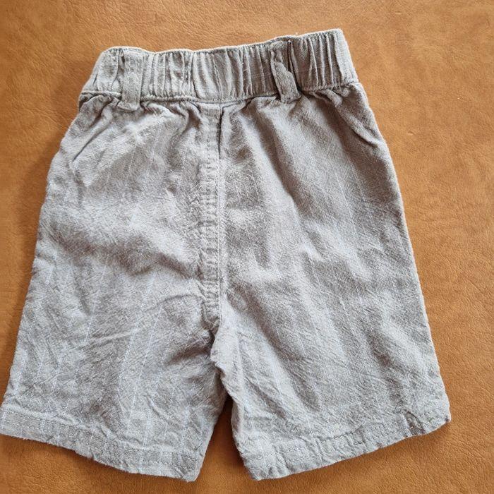 3 mois bermuda short gris habillé - photo numéro 3