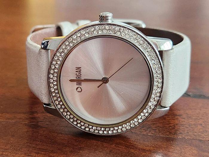 Montre Blanche & Strass Morgan - photo numéro 3