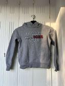 Sweat à capuche gris brodé Tommy Hilfiger