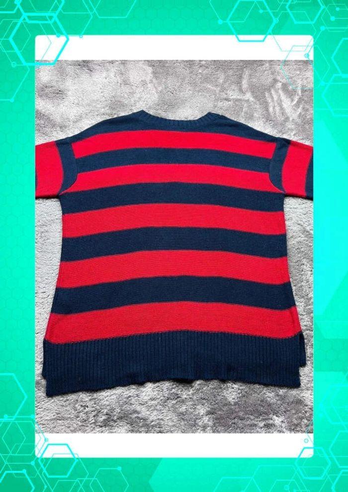 👕 Pull col V Chaps  Rouge Taille L 👕 - photo numéro 2