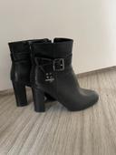 Bottines noir Chaussea