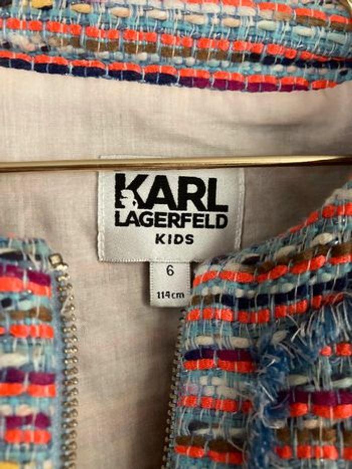 Karl Lagerfel Superbe tailleur short en tweed - photo numéro 5