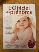 L’officiel des Prénoms - livre neuf