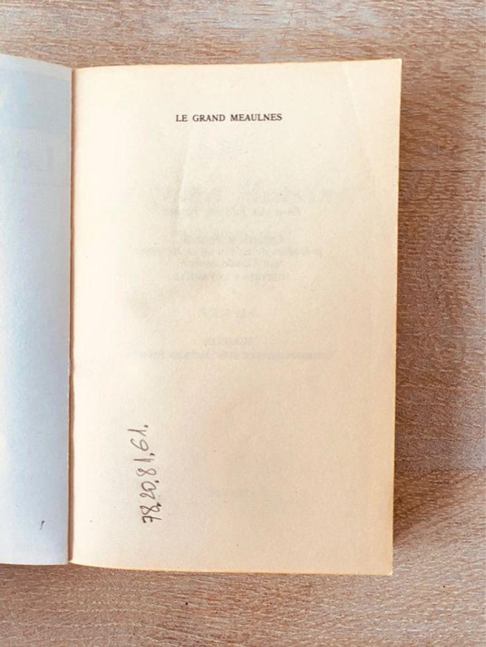 Alain Fournier Le Grand Meaulnes – le livre de poche - photo numéro 3