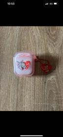 Coque AirPods 1/2, Tom et Jerry, état neuf