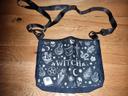 Sac bandoulière noir witch