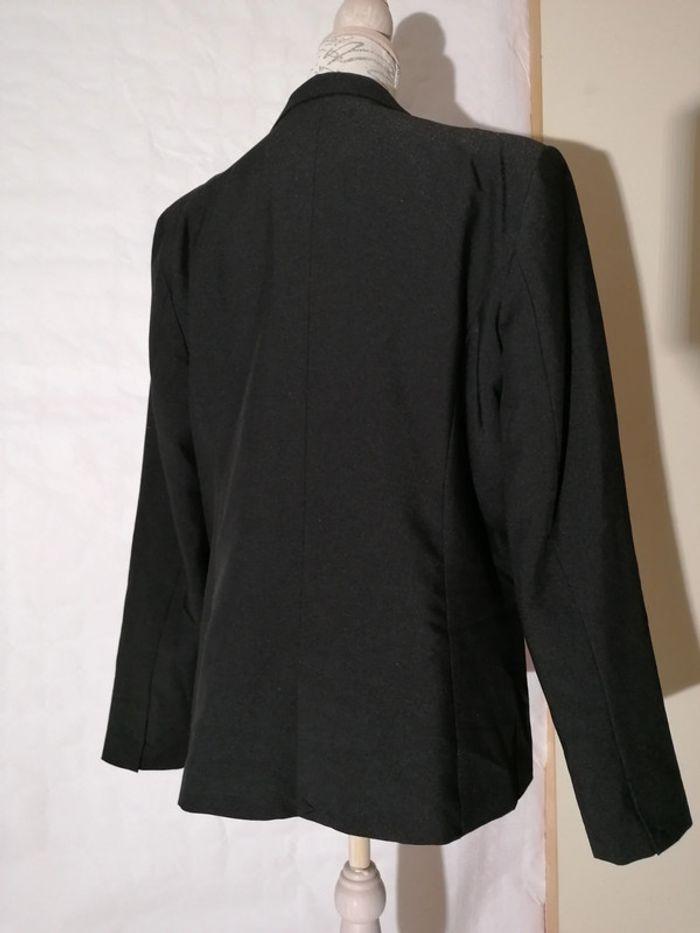 Veste tailleur femme 44 noire - photo numéro 3