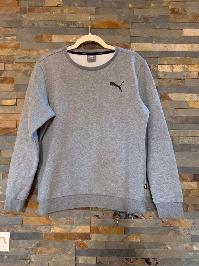 Sweat gris PUMA taille S très bon état - photo numéro 1