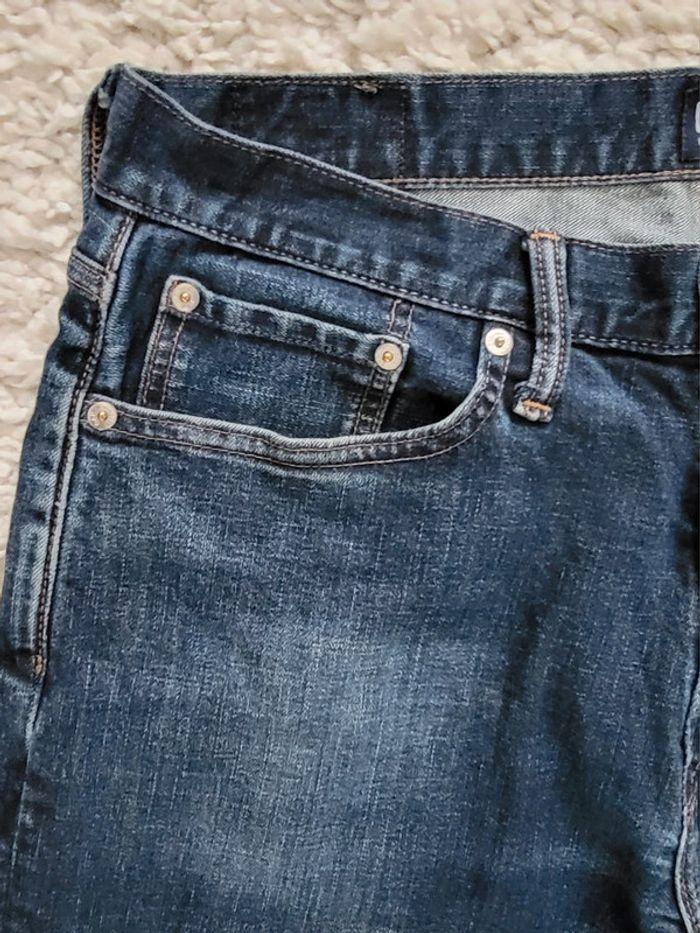 Jean droit bleu foncé Gap Taille 42 - photo numéro 5