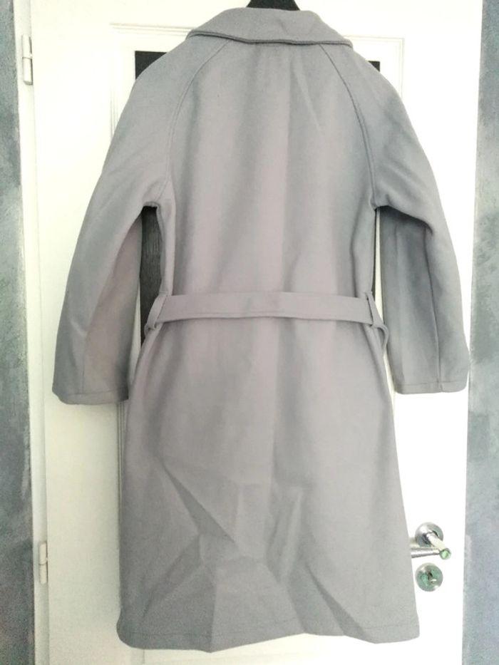 Manteau gris habillé T42-44 - photo numéro 3