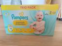 Trio pack couches Pampers premium protection taille 2