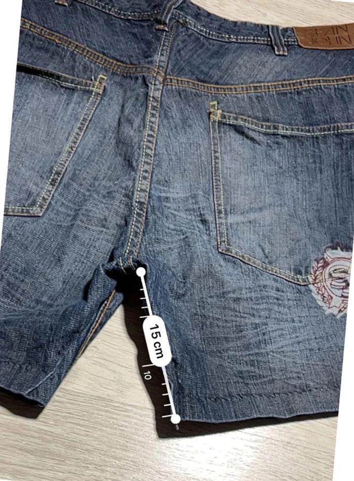 🩳 Short vintage hip hop Sean John en jean Bleu Taille XL 🩳 - photo numéro 4