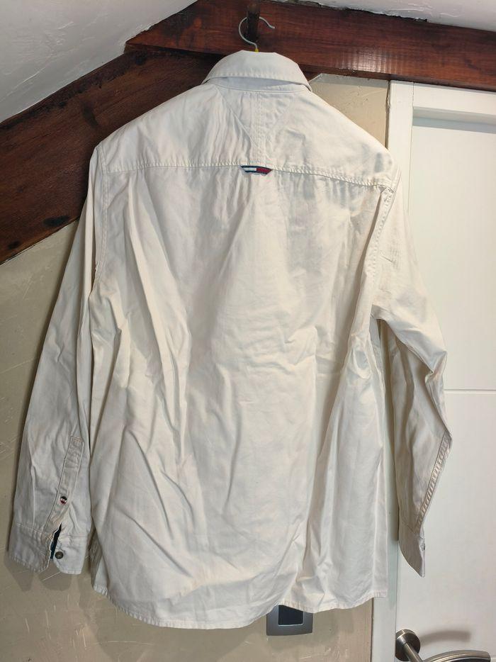 Chemise jean beige Tommy Hilfiger M - photo numéro 4