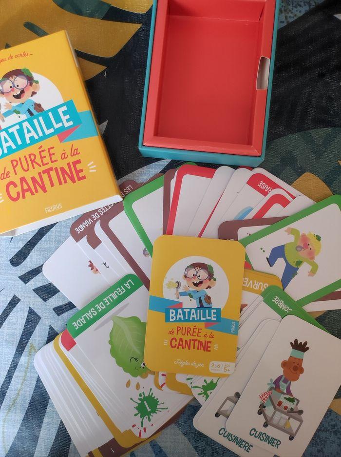 Jeu de cartes bataille de purée à la cantine - photo numéro 3