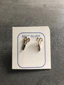 Jolies boucles d’oreilles ciseaux argent - Neuves!