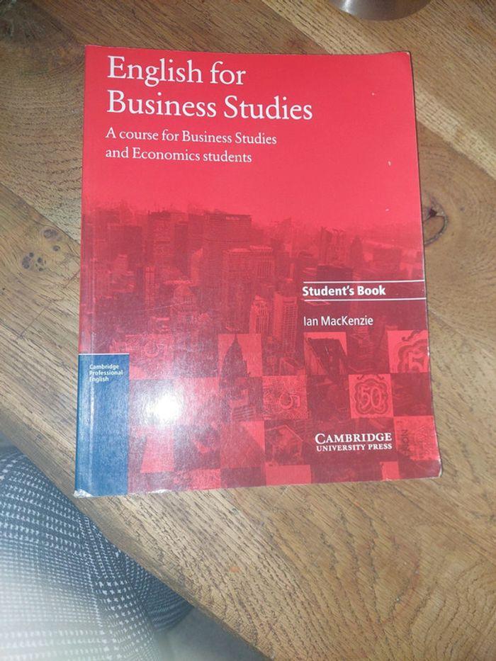 English for business studies - photo numéro 1