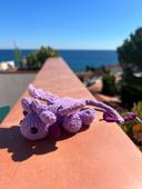 Doudou dragon en crochet