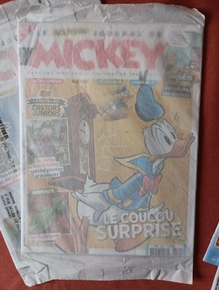 Lot de trois journaux de Mickey neufs jamais lus - photo numéro 2