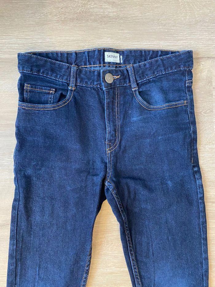 Jean skinny bleu foncé avec élastique Kiabi 14 ans / 158 - 164 cm - photo numéro 7