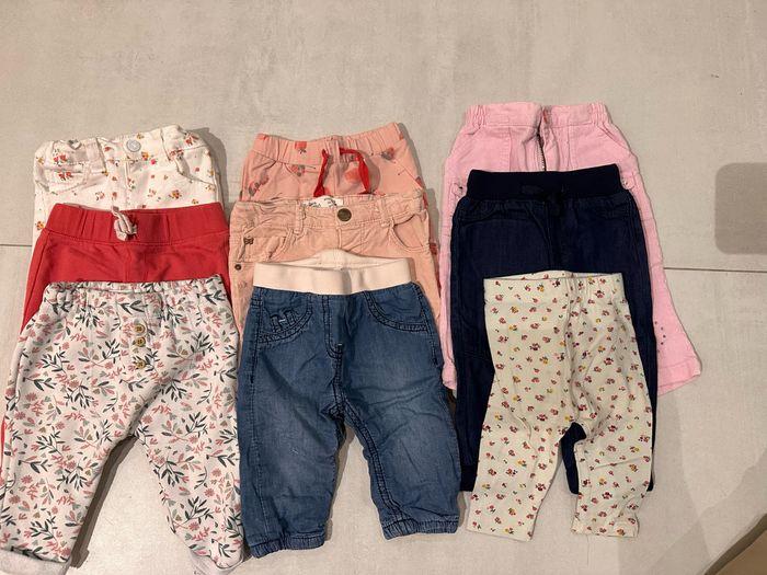 Lot de 9 pantalons - 3 mois - photo numéro 1