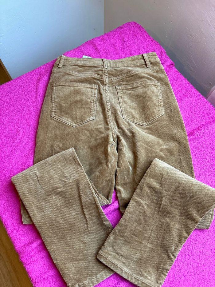 Joli pantalon en velours de marque, villa taille 34 unisexe - photo numéro 2