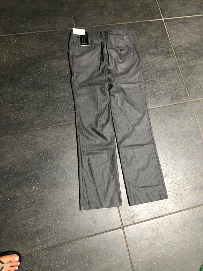 Neuf Pantalon droit fluide h&m gris 38 - photo numéro 2