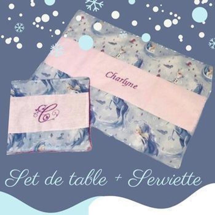 Set de table et serviette