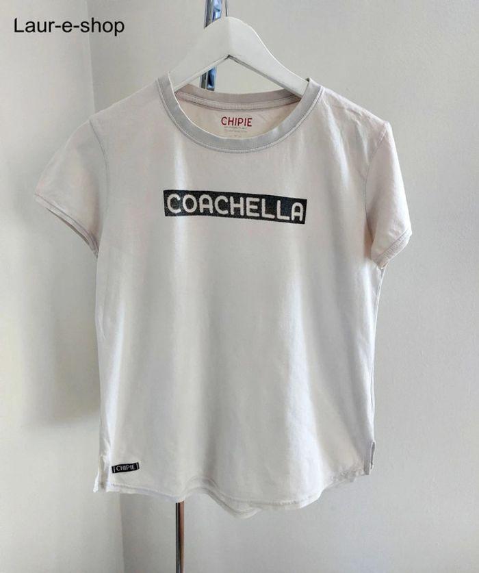 T-shirt manches courtes blanc chipie 14 ans - photo numéro 1