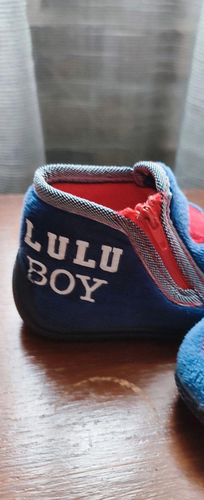 Pantoufles lulu boy portées 3 fois taille 19 - photo numéro 3