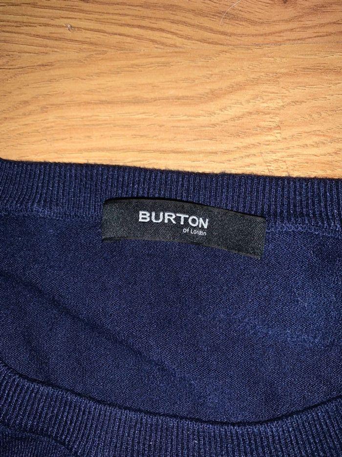 Pull bleu marine Burton london taille M-L - photo numéro 2