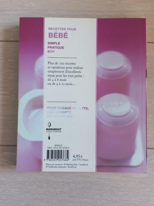 livre de recettes pour bébé - photo numéro 2