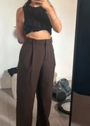 Pantalon marron de tailleur