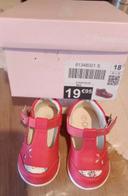 Sandales/ballerines rouge