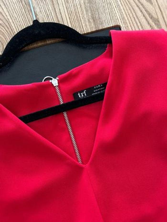 Zara robe rouge ample taille XS ou S - photo numéro 4