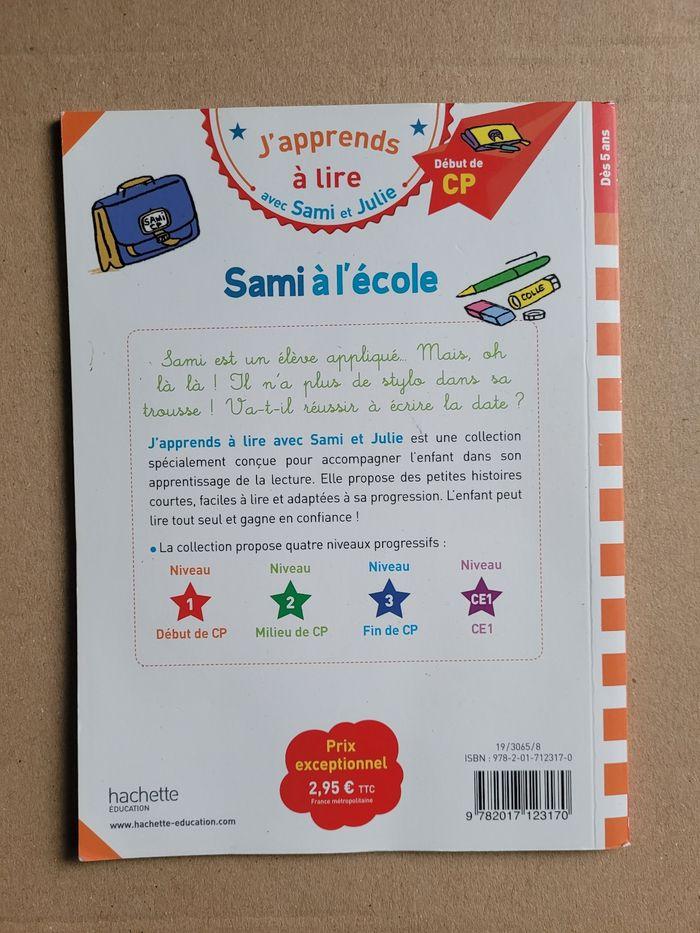 Livre  J'apprends à lire avec Sami et Julie - photo numéro 2