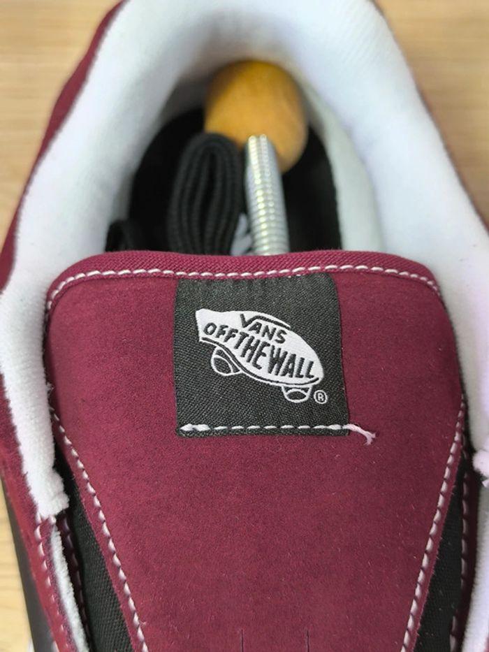 Baskets Vans knu old skool bordeaux pointure 44.5 neuves avec boîte d'origine - photo numéro 6