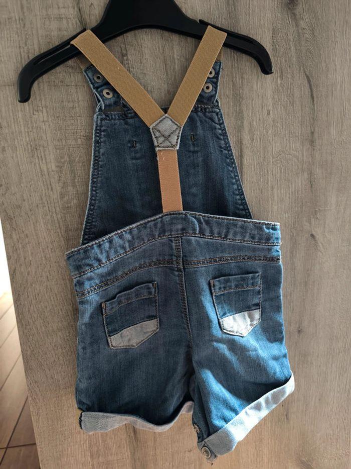 Salopette en jeans pour bébé de 6 mois - photo numéro 2