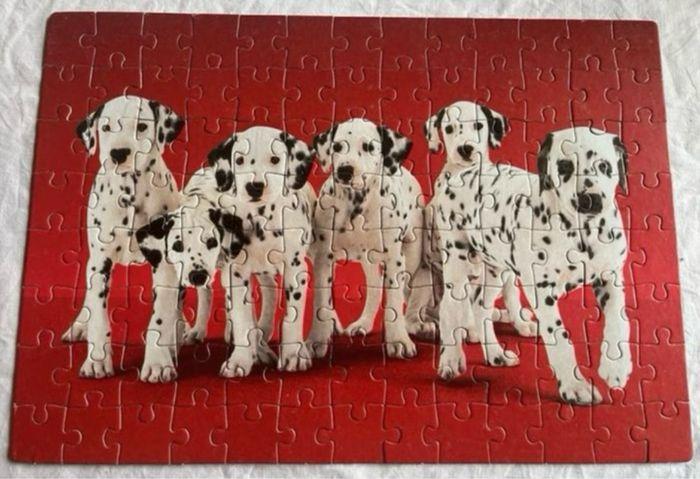 Puzzle 104 pièces - Chiots Dalmatiens