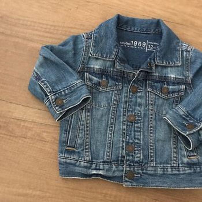 Veste en jeans gap baby 12-18 mois - photo numéro 3