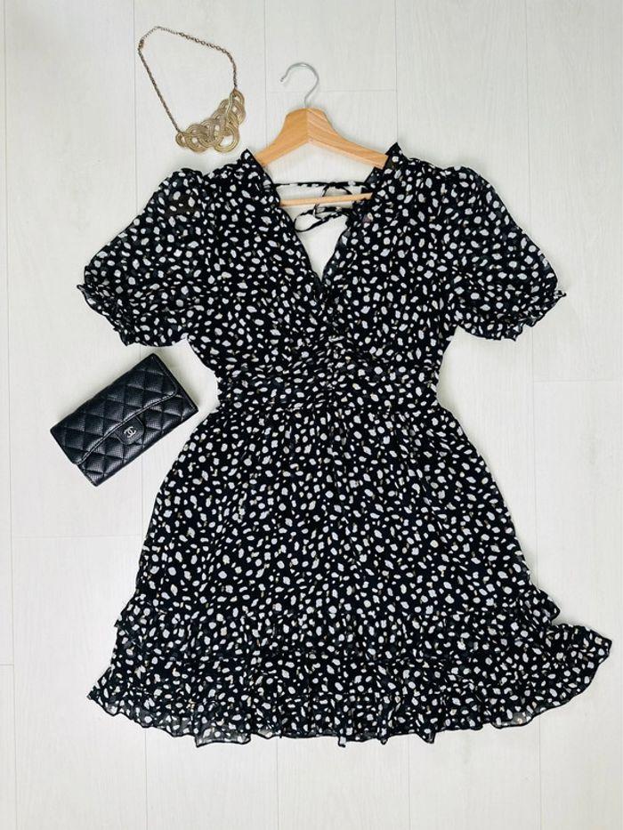 🌺Robe Goa - noir blanc doré - casual - neuve 🌺 - photo numéro 1