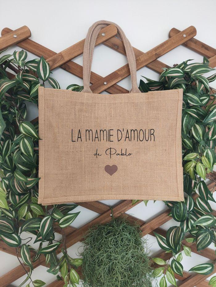 Sac en toile de jute Mamie - photo numéro 6