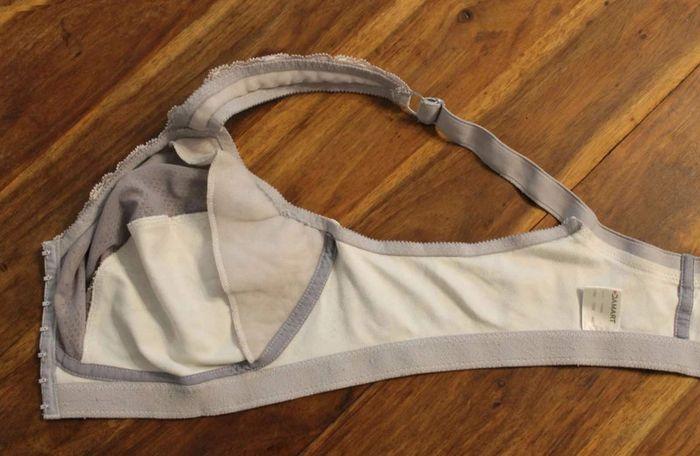 Soutien-Gorge  Blanc/Gris  -  Damart  -  120E - photo numéro 4