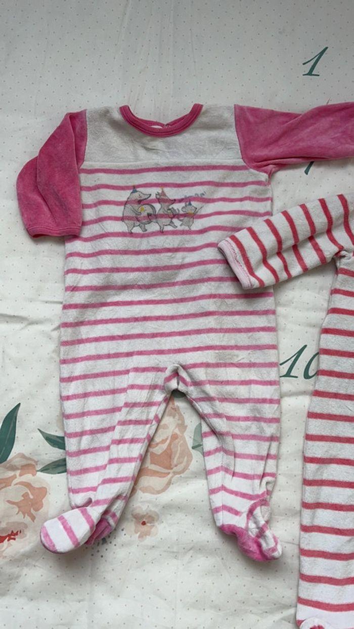 Lot pyjamas fille petit bateau - photo numéro 2