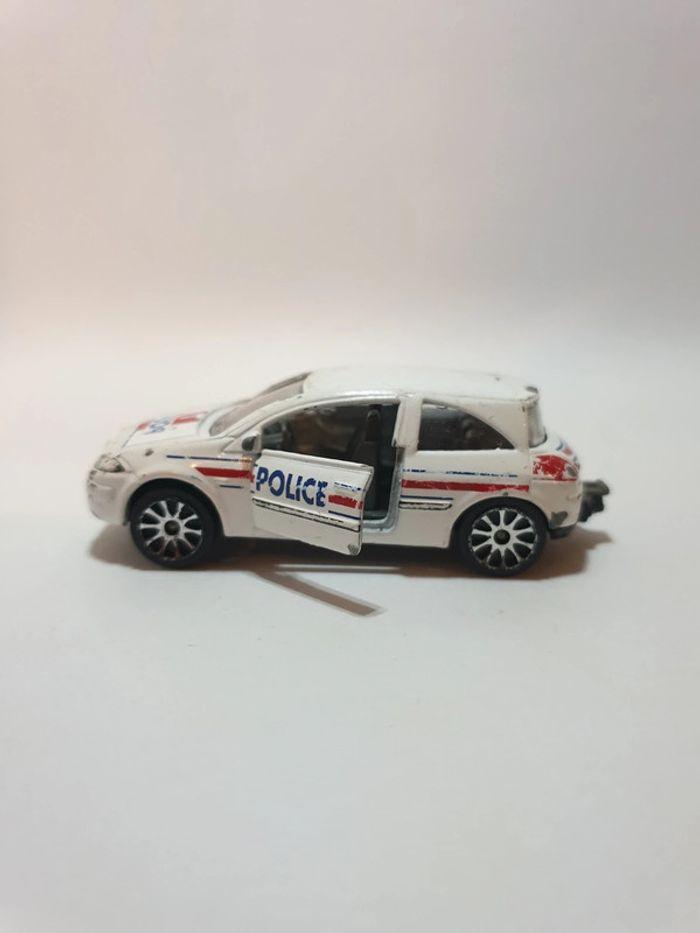 Majorette 221C, Renault Megane II Police, 1/52, Blanche - photo numéro 9