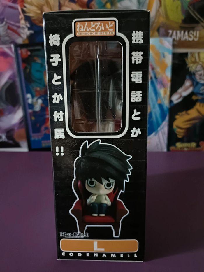 Death Note Detective L Lawliet Nendoroid 17 Scene Anime Figure Good Smile - photo numéro 2