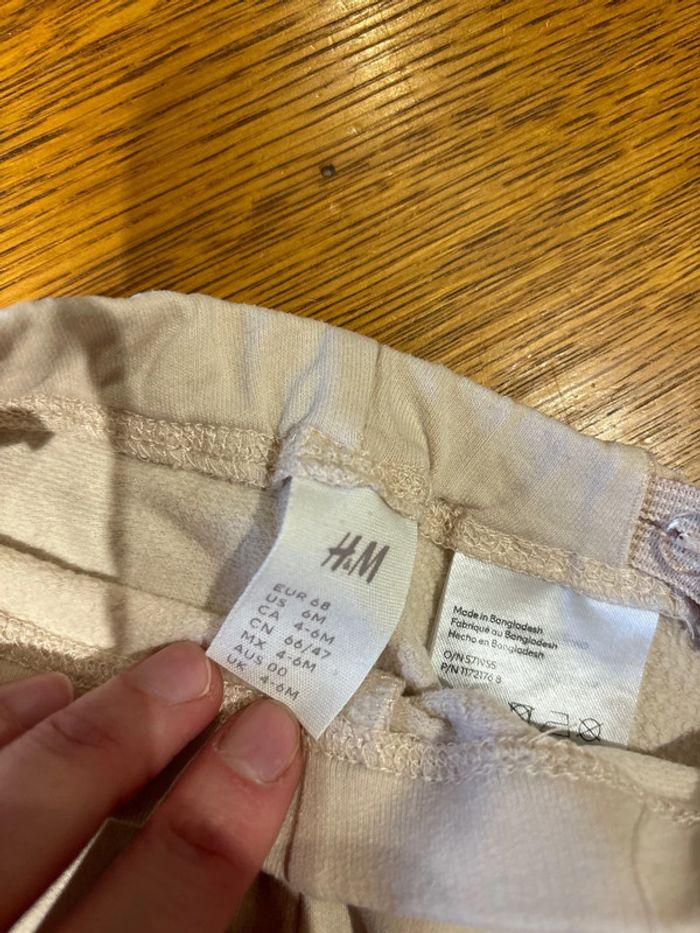 Lot de 2 pantalons H&M 4-6 mois - photo numéro 6