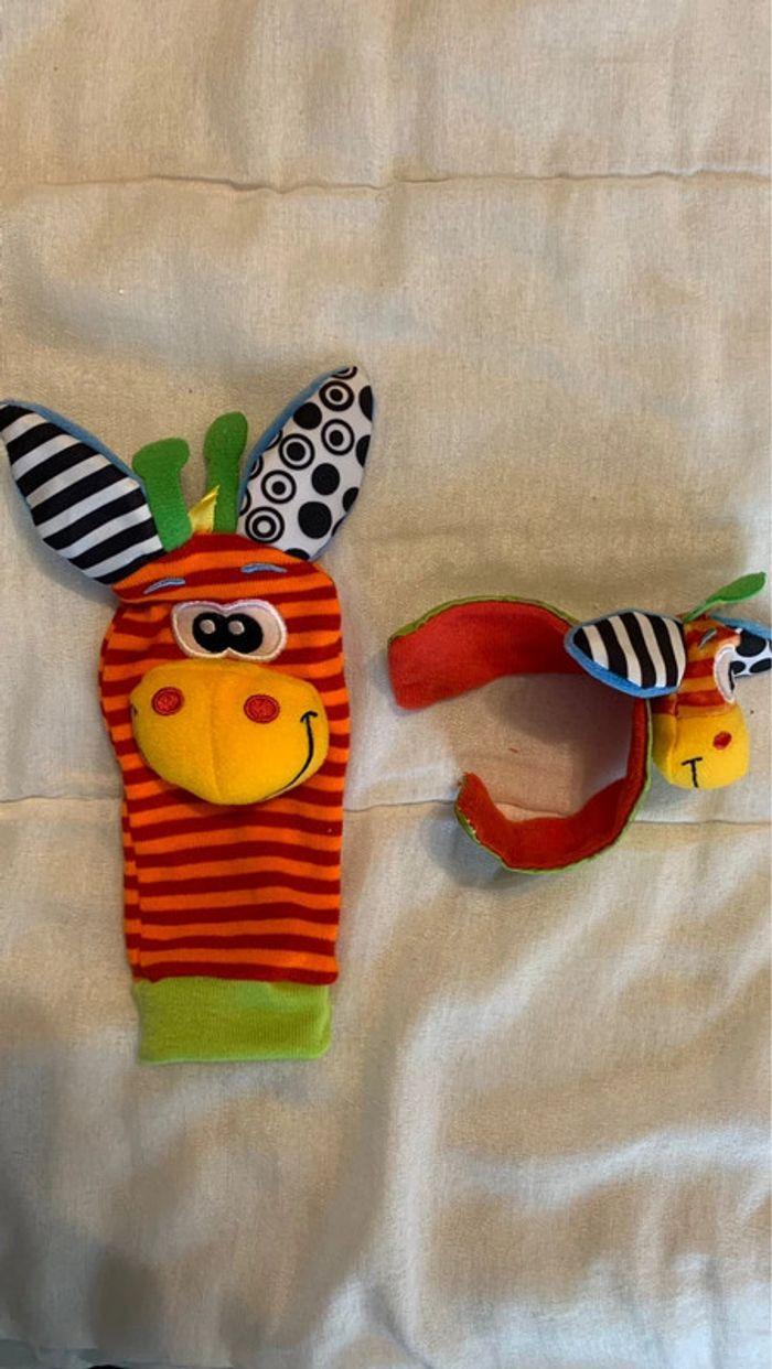 Lot de 4 paires Sozzy Chaussettes et Poignées Girafe - photo numéro 7