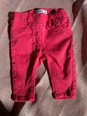 Pantalon fille fushia taille 3 mois