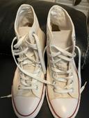 Converse blanche montante homme p43